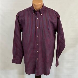 Ralph Lauren long sleeve button down collar shirt.  M